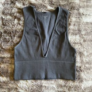 UO Out From Under Hailey Seamless Plunging Bra Top